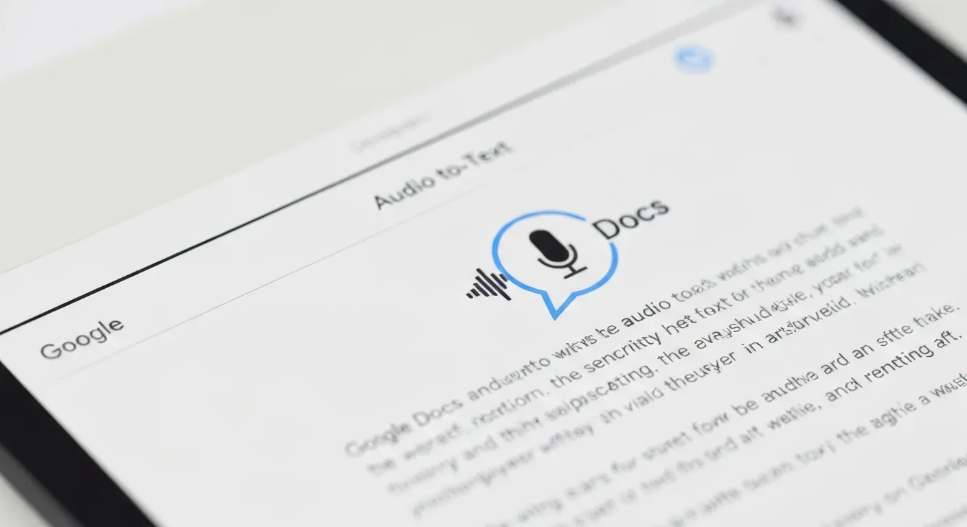 Unlock the Power of <strong>google docs audio to text</strong> for Effortless Transcription