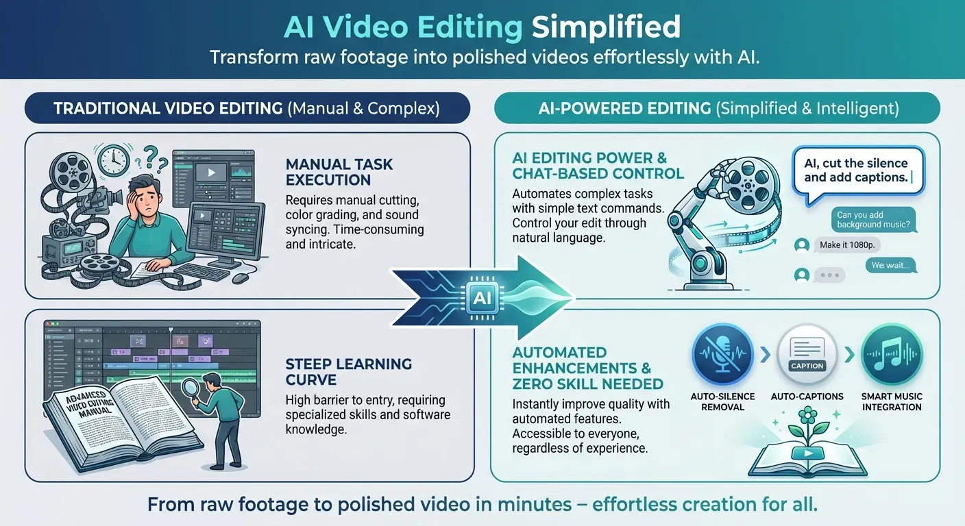 What is an ai video editor and how can AuraClip simplify yours?