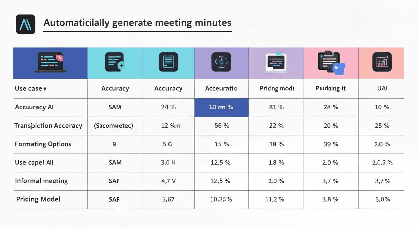 Beyond Transcription How to Compare AI Tools for Automated Meeting Minute Creation