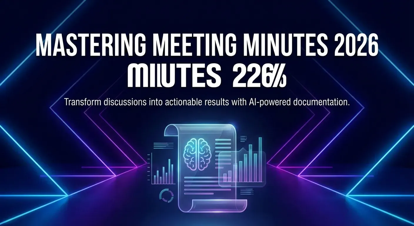 Mastering Meeting Minutes: Your Essential Guide to Better Business Communication