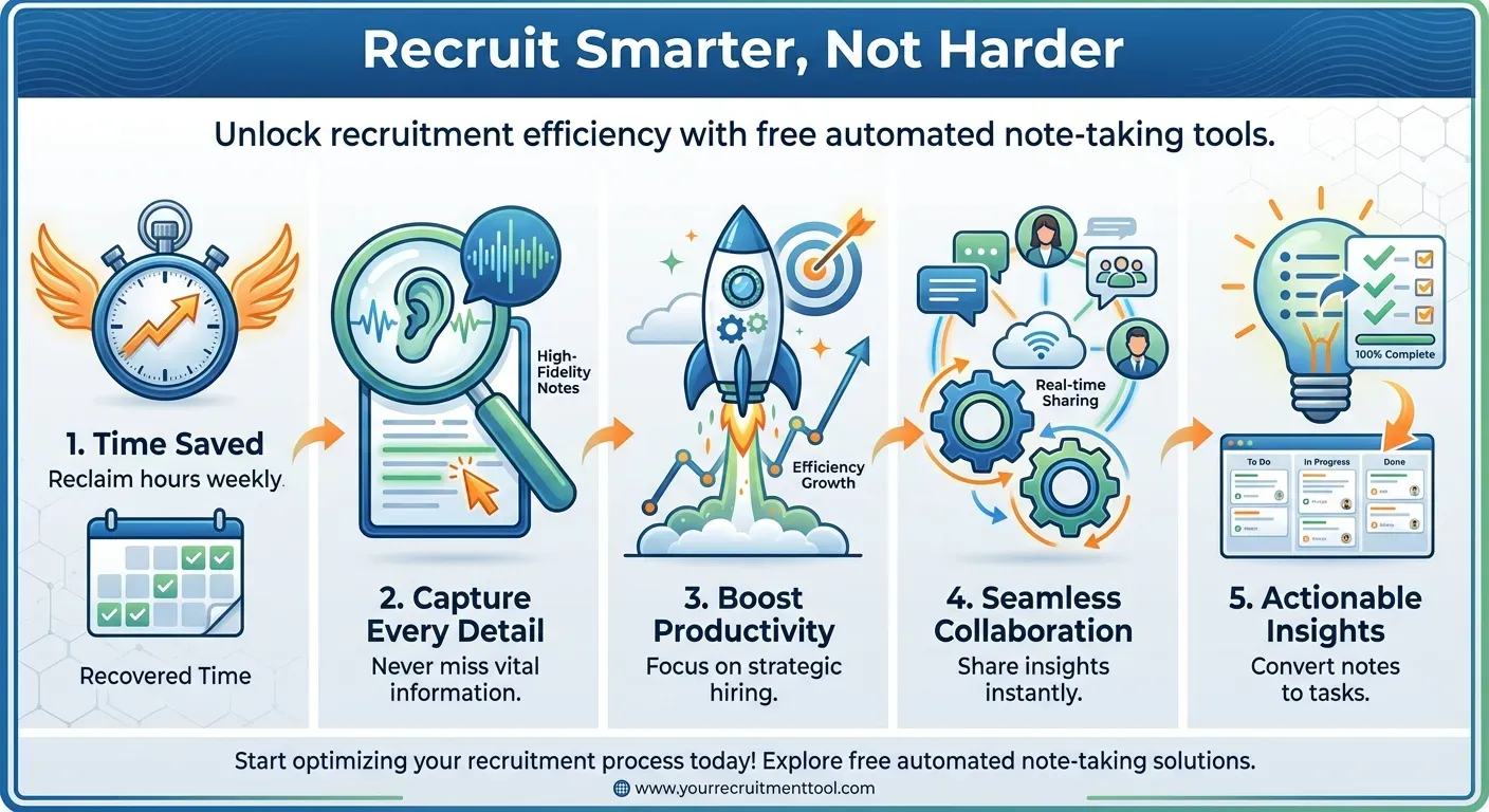 Unlock Recruitment Efficiency with free automated note taking for Recruiters