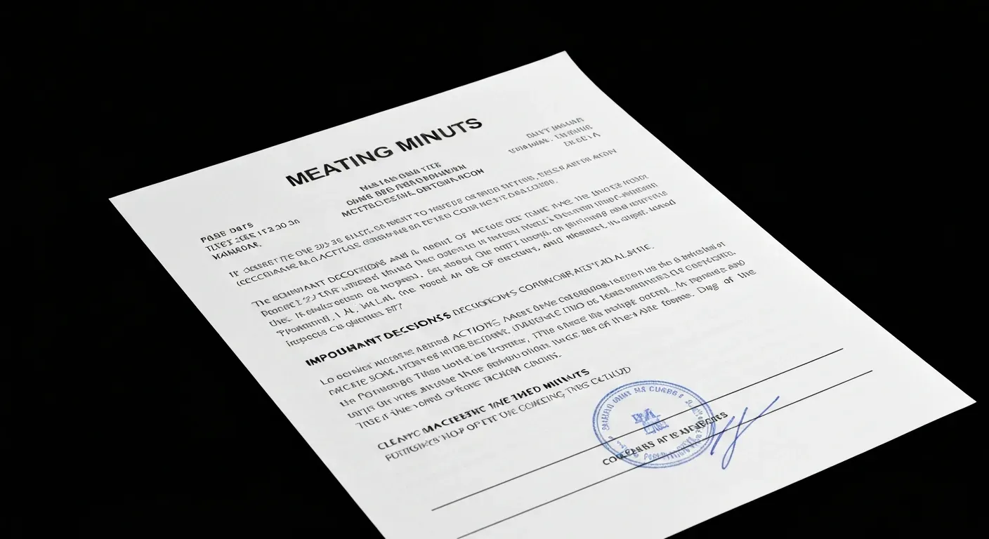 What Should Meeting Minutes of the Meeting Include? (Complete 2026 Guide)
