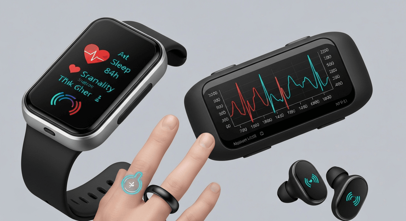 How do wearables monitor diverse health metrics beyond steps and heart rate in 2026?