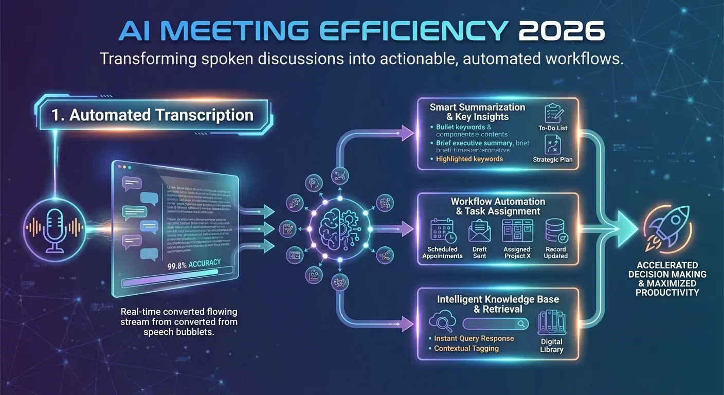 How Does an AI Note Taker Work to Boost Your Meeting Efficiency
