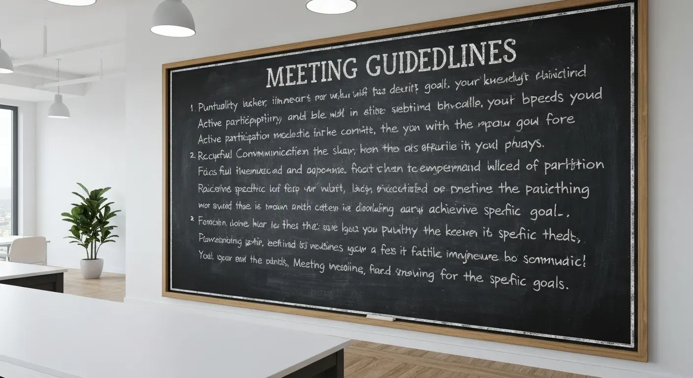How to Write Meeting Guidelines Teams Actually Follow
