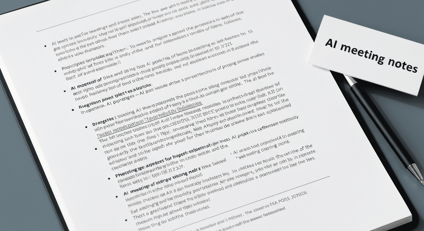 What Features Matter Most When Selecting an AI Meeting Note Taker?