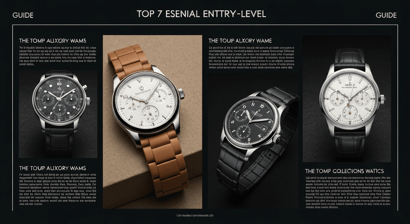 Your First Luxury Watch A Step-by-Step Guide for 2026 Beginners