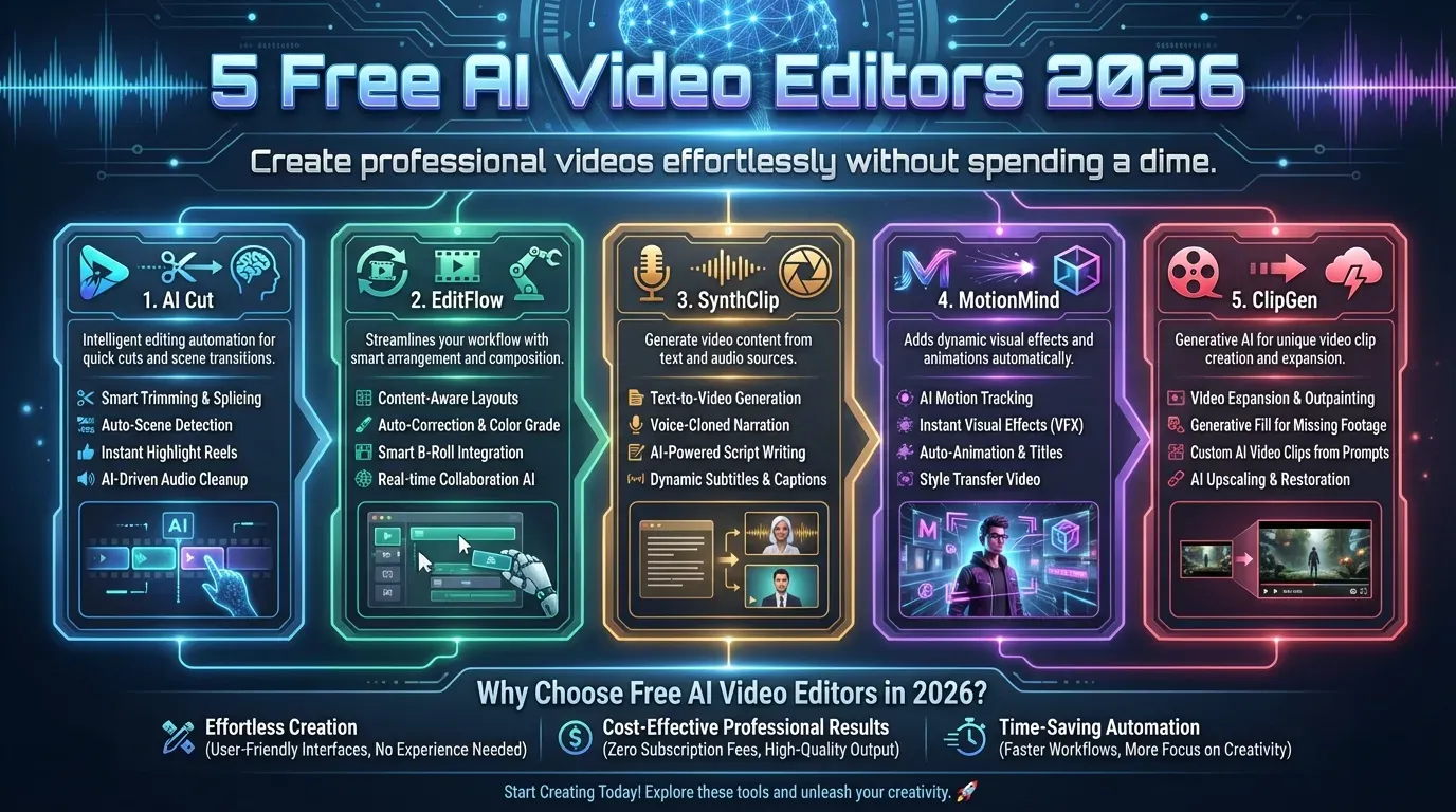 Unlock Effortless Online Video Creation with 5 Free AI Editors in 2026