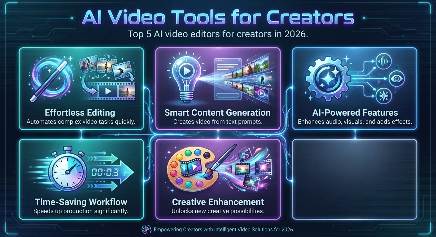 Discover 5 Essential ai video editor Tools for Creators in 2026