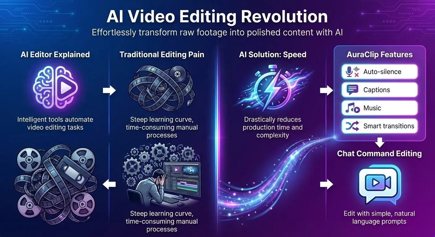 How ai video editor Revolutionizes Raw Footage to Polished Content