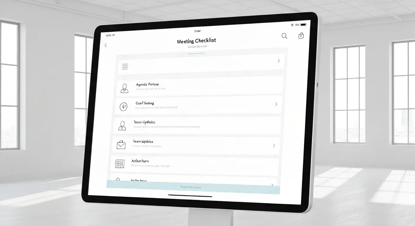 From Static to Smart: How AI Is Revolutionizing Meeting Checklists Beyond Templates