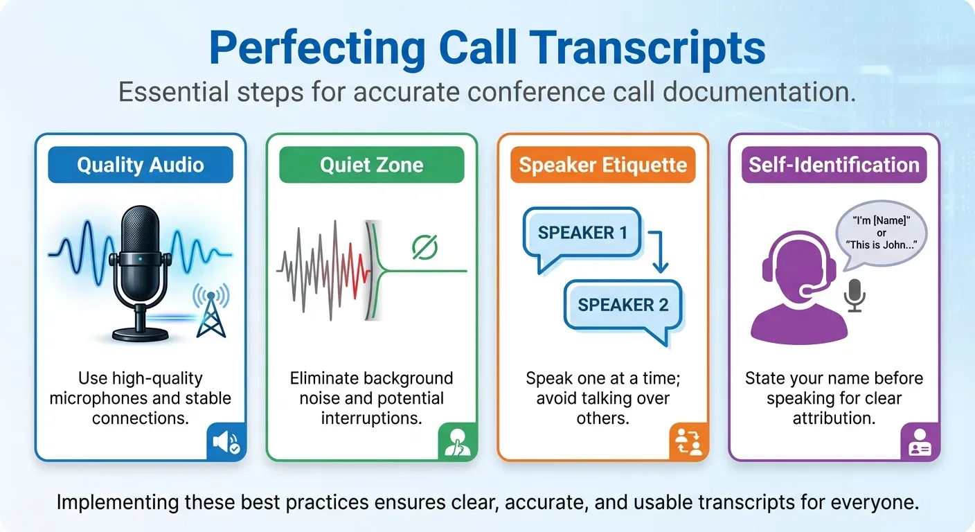 Mastering Conference Call Transcription Accuracy and Best Practices