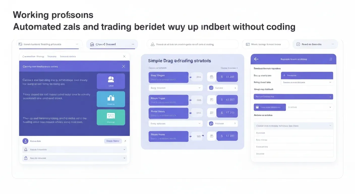 在职专业人士如何无需编码即可自动化交易，实现效率飞跃