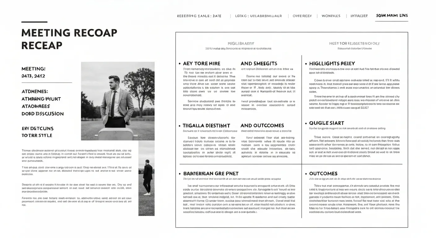 Meeting Recap Example: Formats, Templates & AI Automation Guide